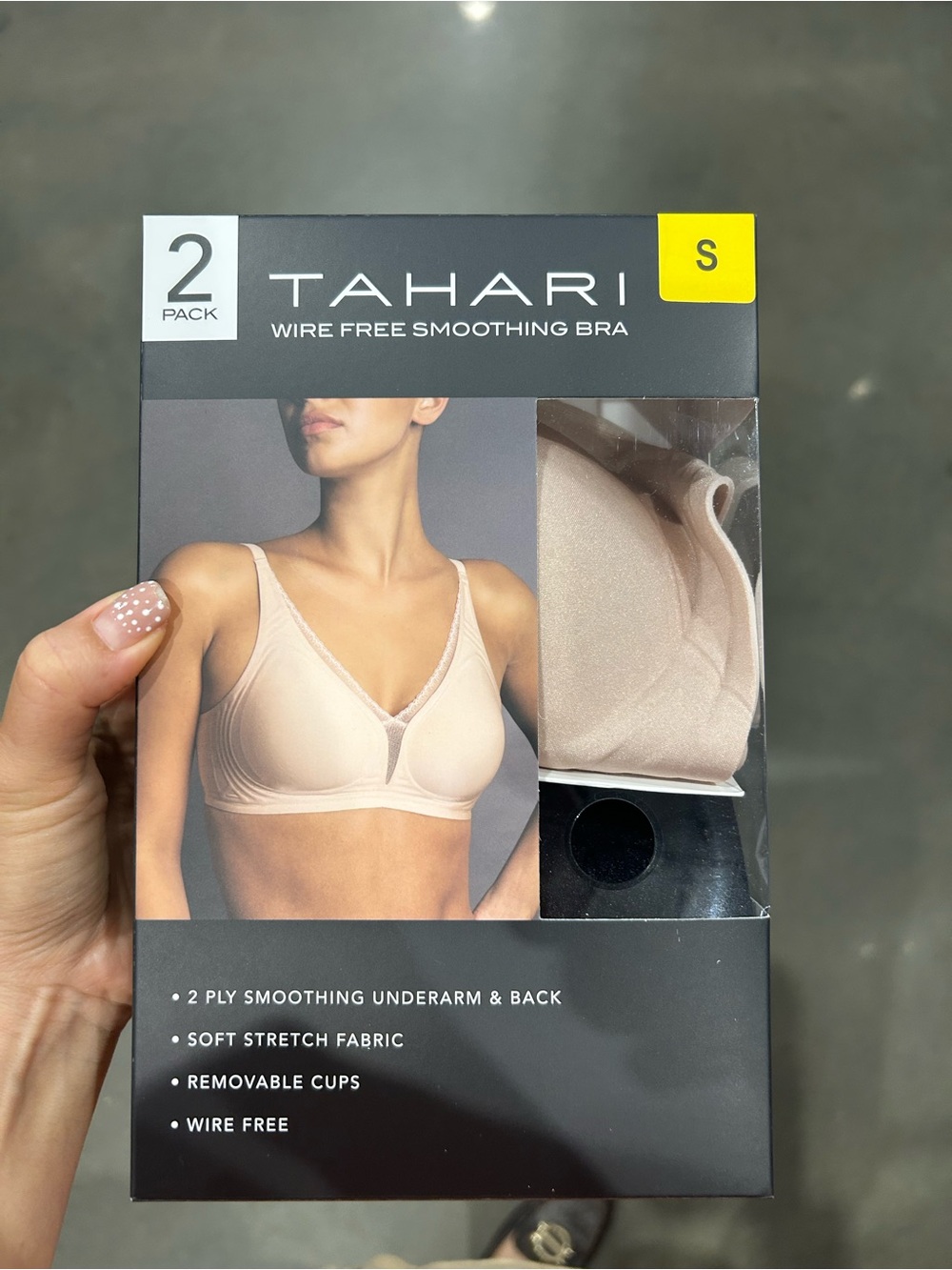 Tahari Wire Free Smoothing Bra  (2-Pack)